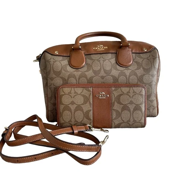 Crossbody Purse Coach Bennett Crossbody Brown ORIG Preloved COACH